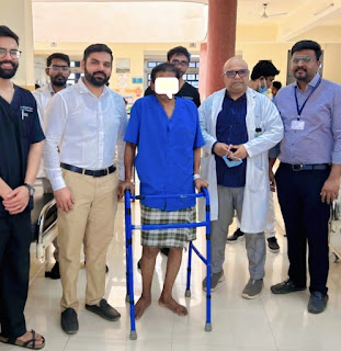 भारती हॉस्पिटलमध्ये महात्मा फुले जन आरोग्य योजनेंतर्गत पहिली सांध्याची प्रत्यारोपण शस्त्रक्रिया यशस्वी